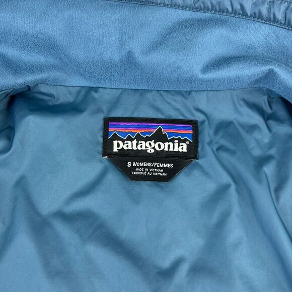 Patagonia Radalie Lightweight Blue Bomber Jacket Womens Small 20970 Full Zip - Picture 6 of 8